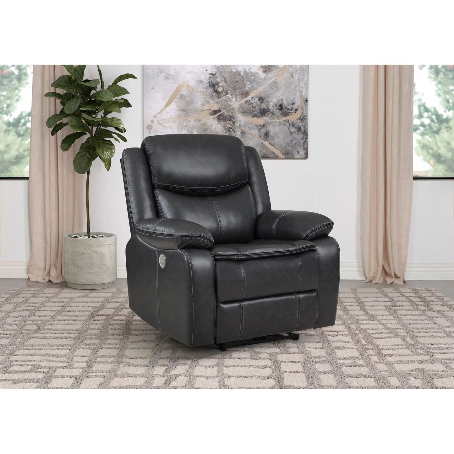 Salerno Power Recliner Chair With USB Charging