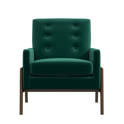 Cole Solid Wood Lounge Chair Mid Century Modern