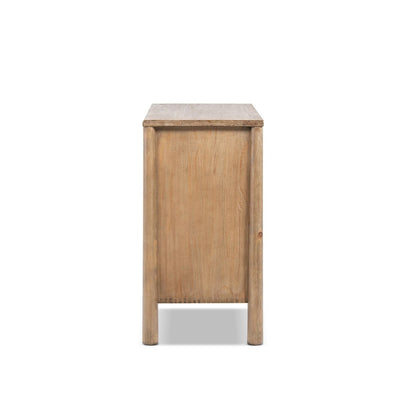 Antique brown 2-door accent cabinet in reclaimed wood by HouseOfZazla with versatile storage on Tampa Home & Garden Store