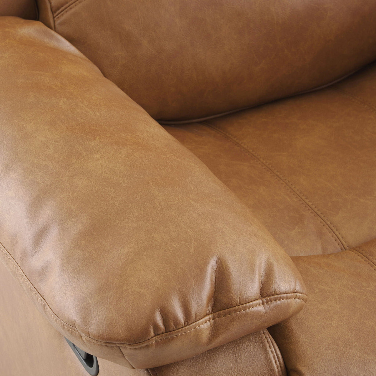 Charlotte glider recliner brown leather by HouseOfZazla, classic style recliner chair on Tampa Home & Garden Store
