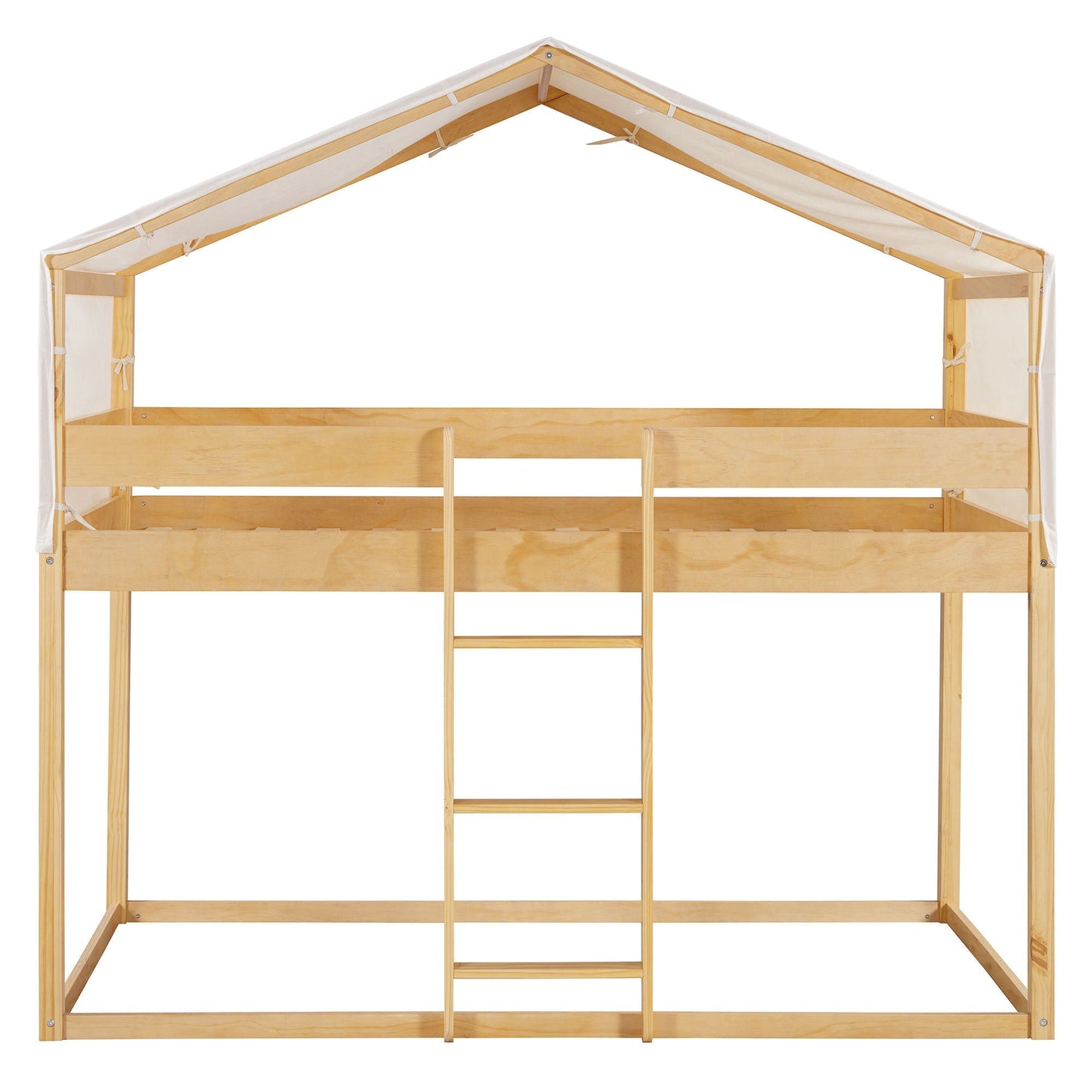 Sturdy Pinewood Bunk Bed and the Kids Play Tent