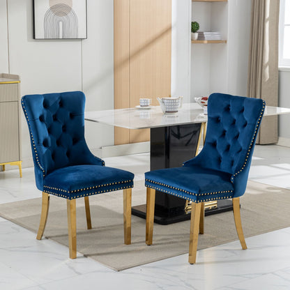 Nikki Modern Tufted Dining Chair Set of 2