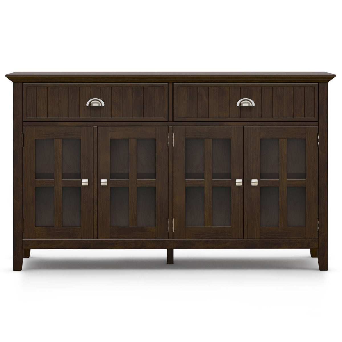 Large Sideboard Buffet in dark brown solid pine with two top drawers HouseOfZazla on Tampa Home & Garden Store