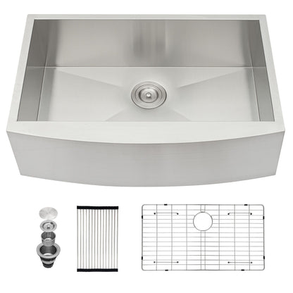16 Gauge Stainless Steel Apron Front Kitchen Sink