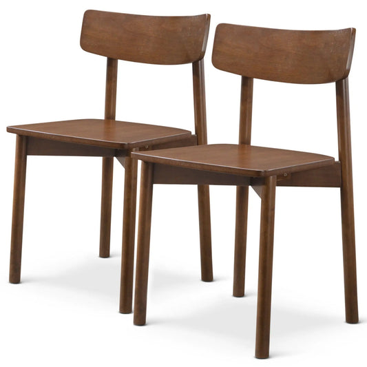 Dining chairs set of 2 in rich walnut Unique Piece Furniture on Tampa Home & Garden Store