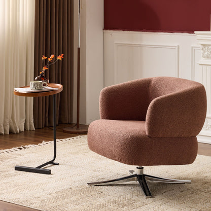 Cozy Cuddle Swivel Chair and Breathable Fabric