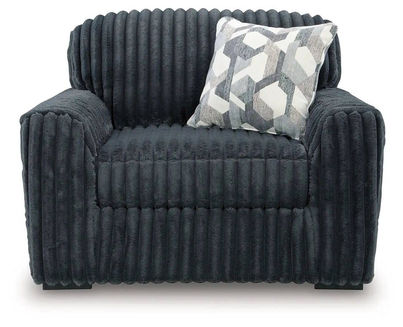 Midnight Madness Jumbo Corduroy Chair and a Half