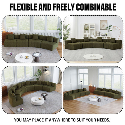 Symmetrical Modular Sofa And Piano Key Design