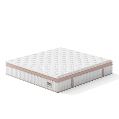 12in King Size Firm Hybrid Mattress by HouseOfZazla with gel memory foam & pocket springs on Tampa Home & Garden Store