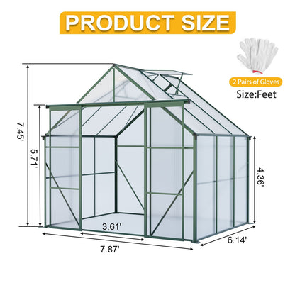 Heavy Duty Double Door Polycarb House and Pegs