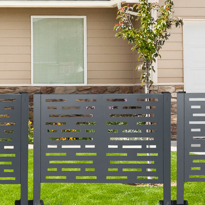 Air Conditioner Privacy Fence Cover and 3 Panels