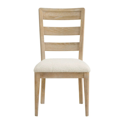 Upholstered Dining Chair Set of 2 in Brown