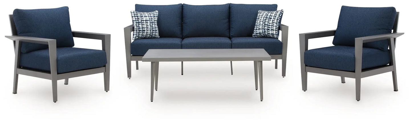 Gali Outdoor Sofa Set Four With Chairs and Table