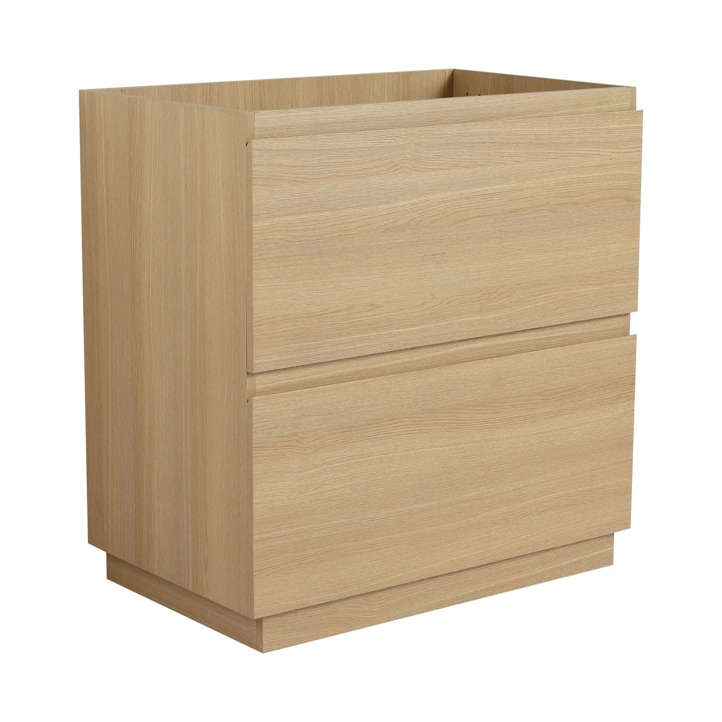Modern Freestanding Vanity with Double Drawer