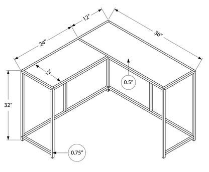 Corner Console Table With L Shaped Design