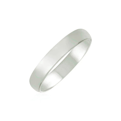 14k white gold 4mm comfort-fit wedding band by Bids.com on Tampa Home & Garden Store