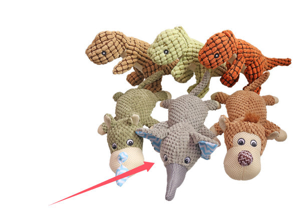 Dayan sounding plush toys set of nine in assorted colors with knit texture on Tampa Home & Garden Store