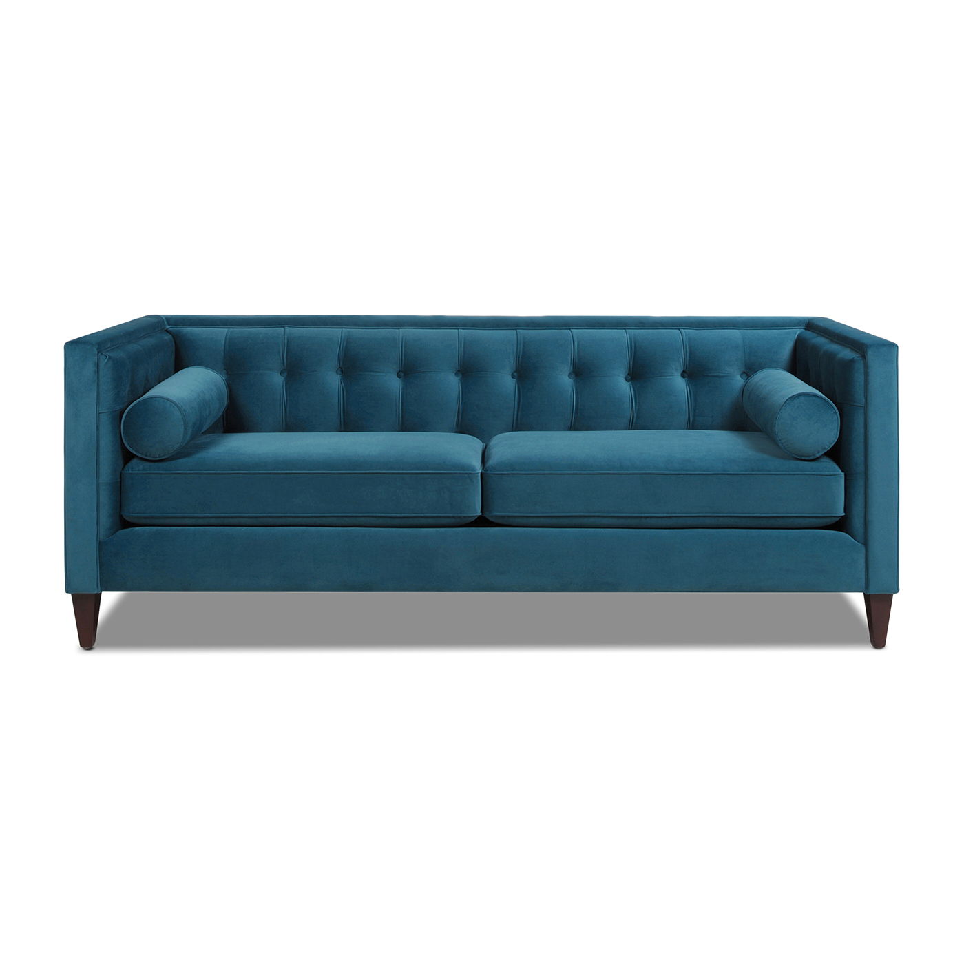 Modern Tuxedo Tufted Sofa With Comfort Support