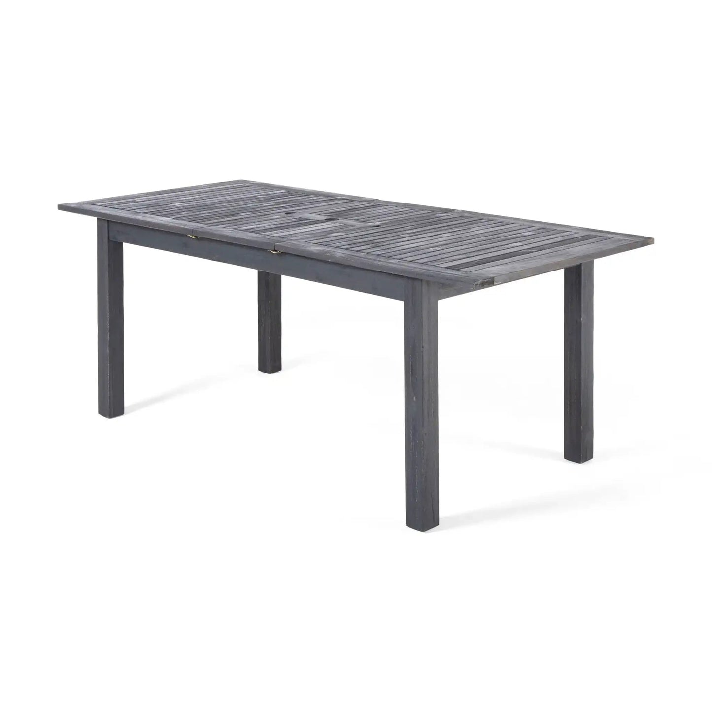 Outdoor Acacia Wood and Expandable Dining Table