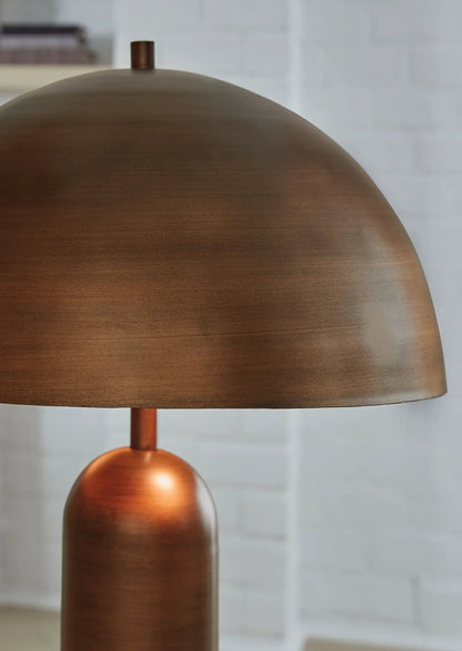 Wendfield Metal Lamp with Dome Shade Contemporary