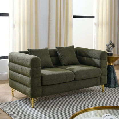 Large Sectional Sofa With Deep Seat and Pillows