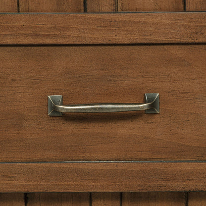 Starboard Captain's Bed With Trundle in warm wood finish with metal drawer handles on Tampa Home & Garden Store