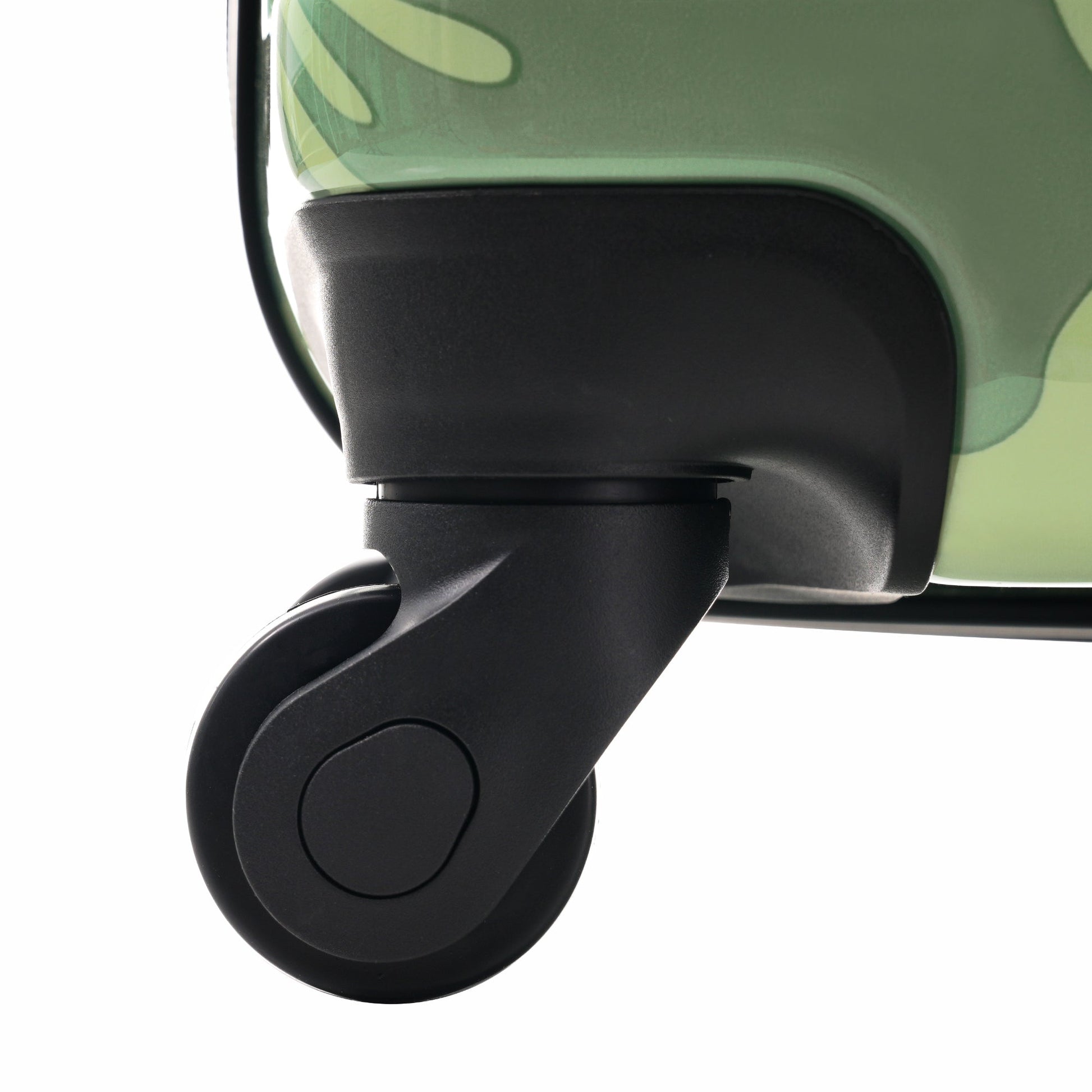 3-Piece hard shell luggage set (20/24/28in) green camouflage with black wheels on Tampa Home & Garden Store