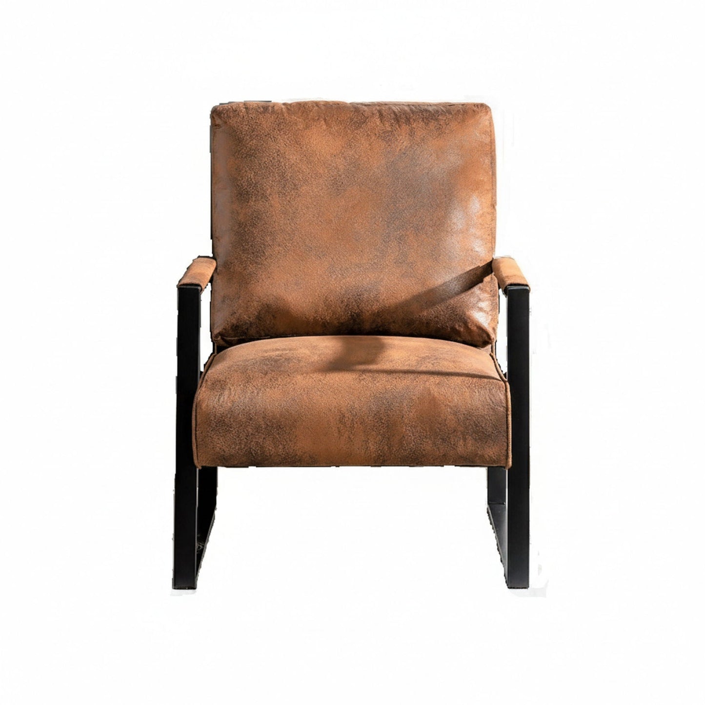 Mid Century Modern Chair With a Metal Frame