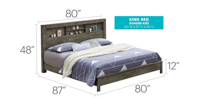Stylish and Transitional Wooden Bed Frame