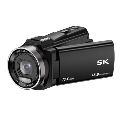 HD Digital Optical Zoom Camera Outdoor Sports DV Camera black 5K with 48.0 MP and 10x zoom on Tampa Home & Garden Store
