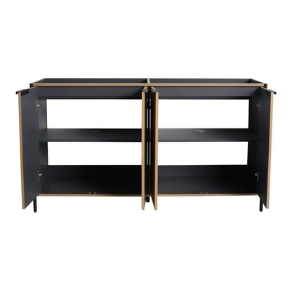 Contemporary Vanity with Adjustable Shelves