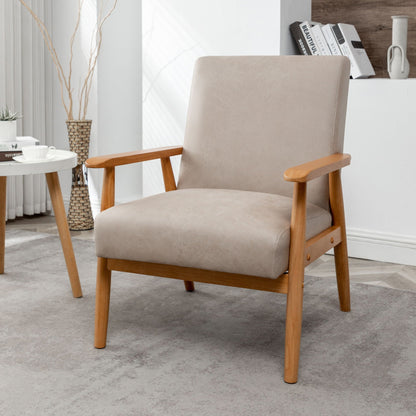 Wide Classic Mid Century Modern Arm Chair