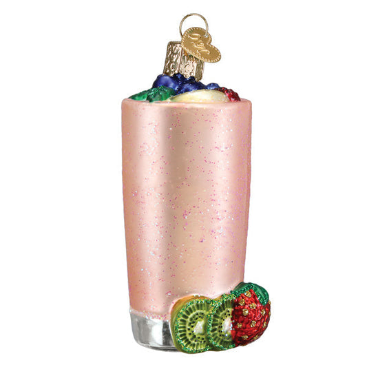 Smoothie Glass Ornament - Tampa Home & Garden Store