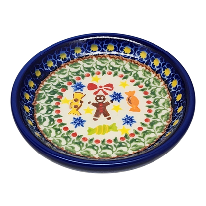 Assiette à goûter en céramique - Motif Fête du pain d'épice