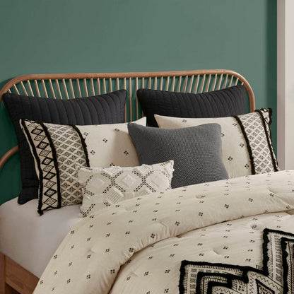 Natural Cotton and Flax Linen Comforter Set