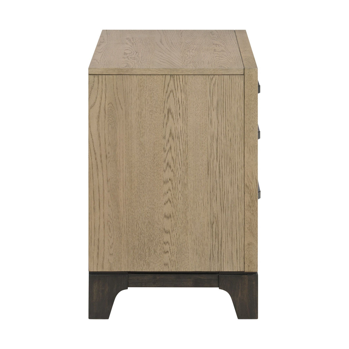 3 Drawer Nightstand with USB charging port brown woodgrain by HouseOfZazla on Tampa Home & Garden Store