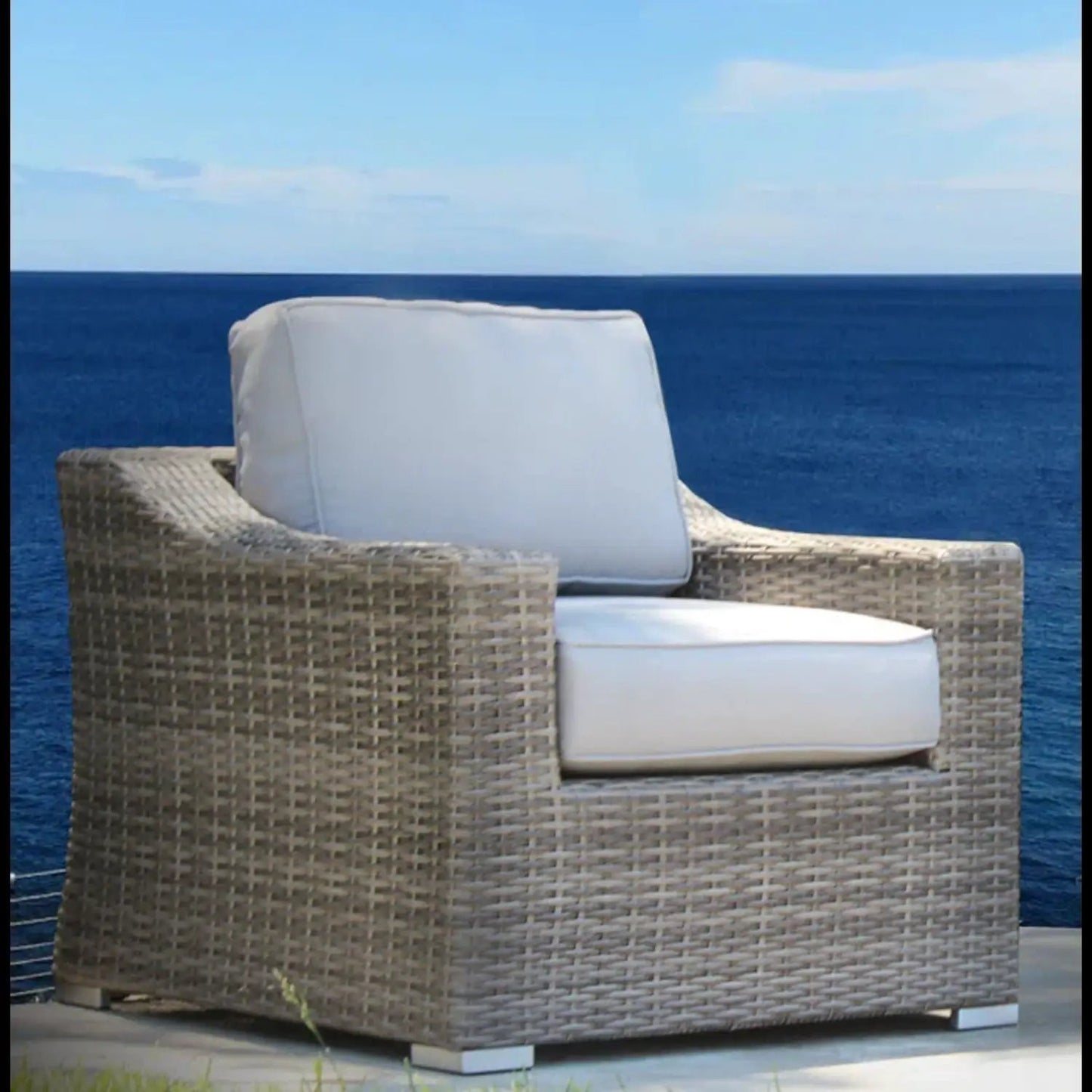 Outdoor Sofa Seating Group with Cushions