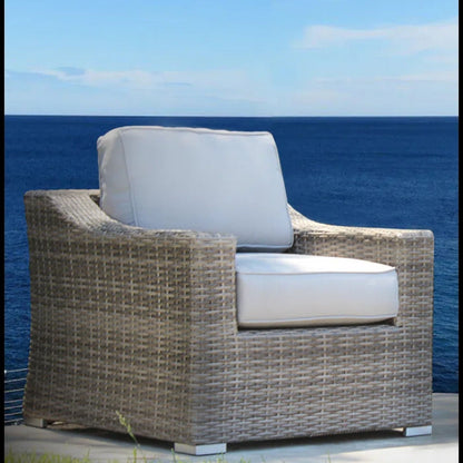 Durable Aluminum Wicker Sofa and Cushions