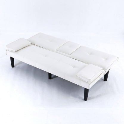Compact Foldable Sofa Bed and Cup Holder