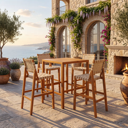 Solid Acacia Wood Outdoor Patio Furniture Set