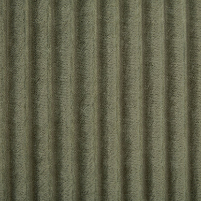 Modern chaise upholstery fabric in olive green velvet with textured folds on Tampa Home & Garden Store