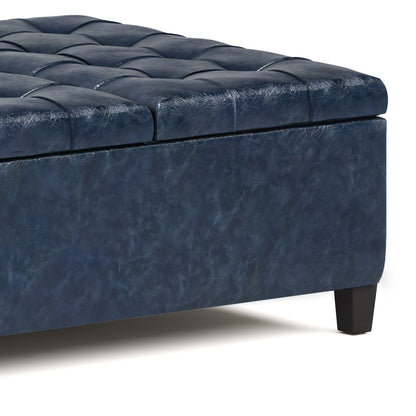 Harrison Upholstered Coffee Table Storage Ottoman