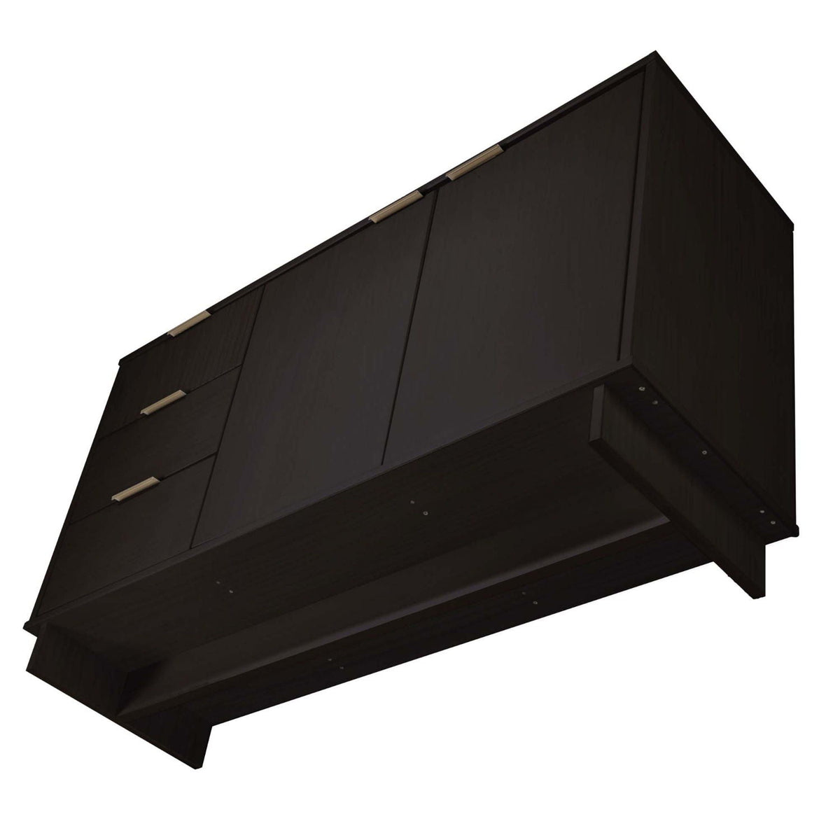 Granville sideboard with full-extension drawers in dark wood finish on Tampa Home & Garden Store