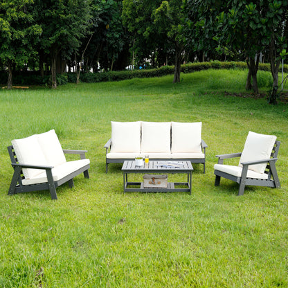Hips 3 Seater Outdoor Patio Sofa with Cushion