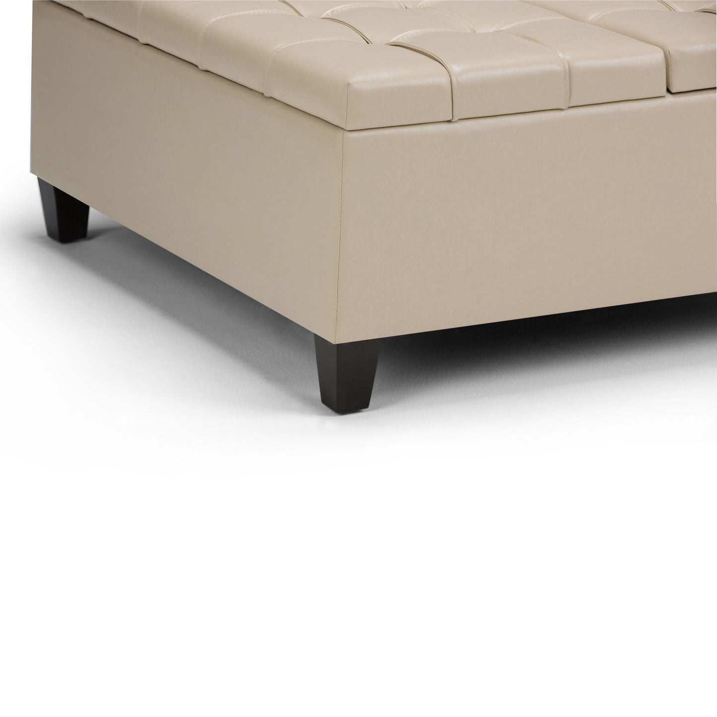 Harrison Upholstered Coffee Table Storage Ottoman