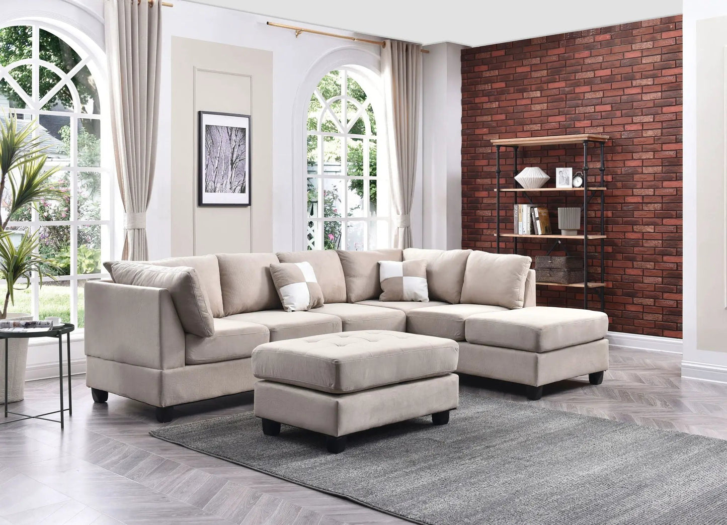 Malone Comfort Sectional Right or Left Chaise