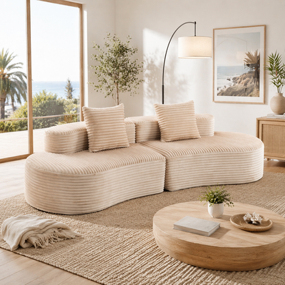 Compressed Corduroy Cloud Couch And The Pillows
