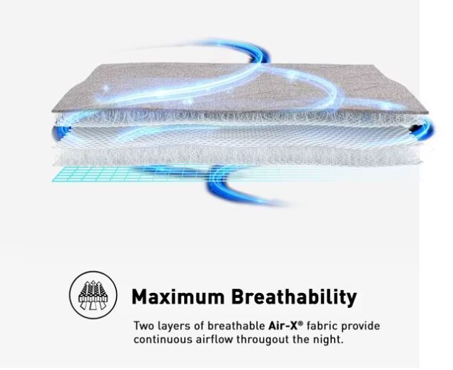 Bedgear Airx Protector and Split King Set