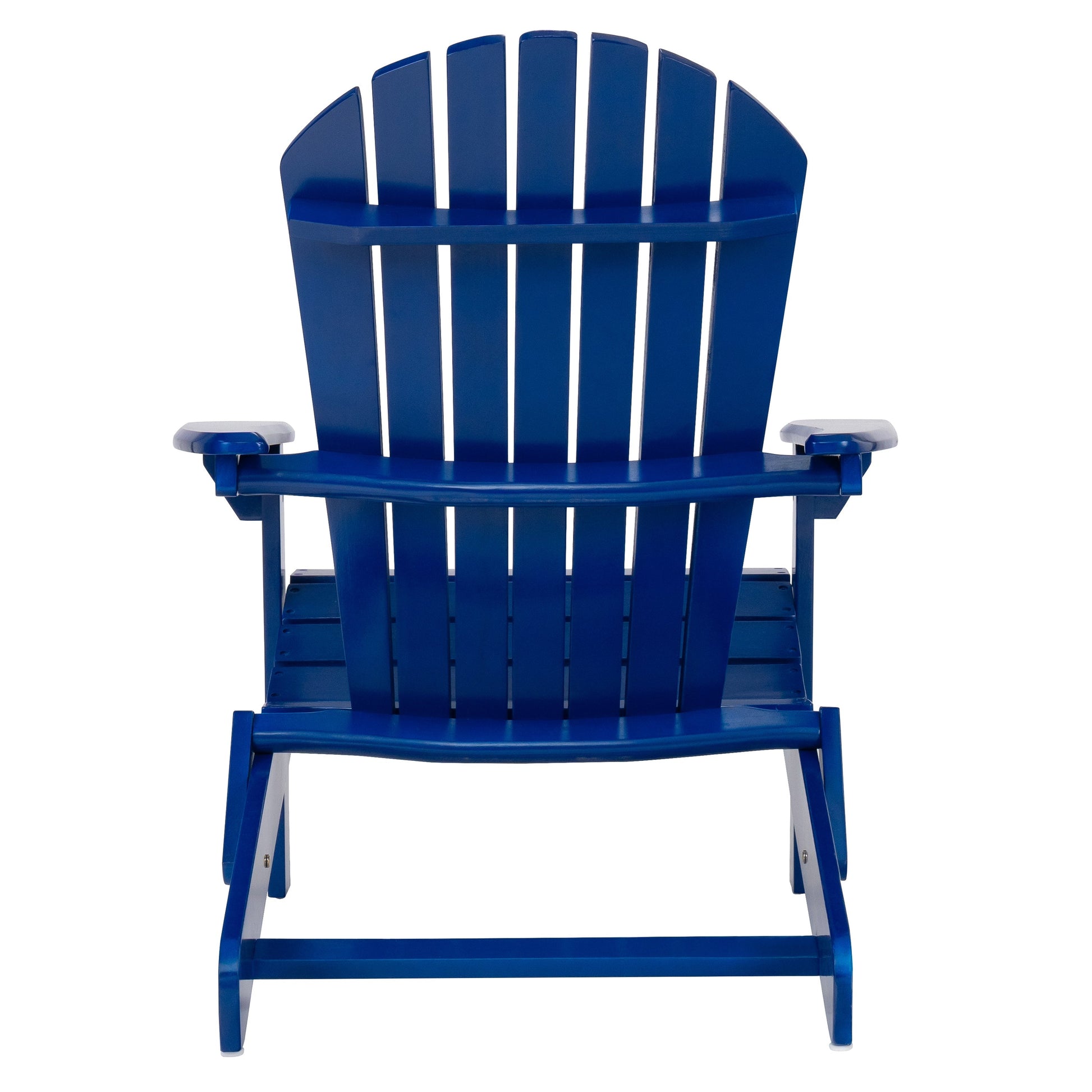 Malibu Adirondack Chair blue plastic outdoor folding chair HouseOfZazla on Tampa Home & Garden Store