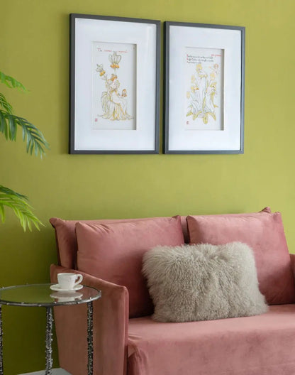 Wall Art Set Of 2 Multicolor Decor For Home
